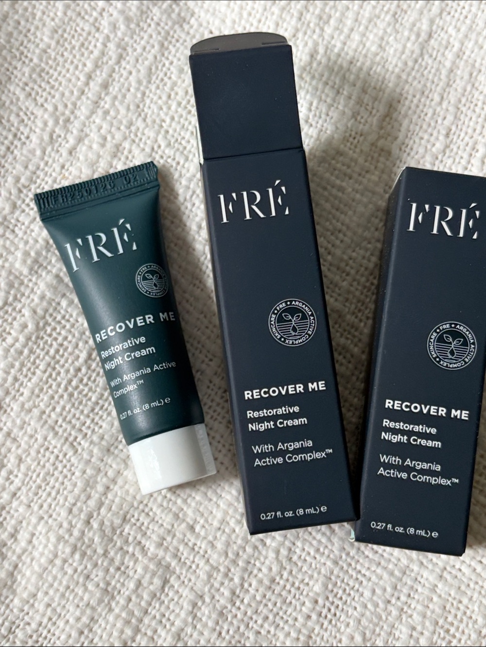 ⭐️ 5 for $20 - 2 New Fre Recover Me Night Cream Samples - .27oz each - Picture 3 of 4